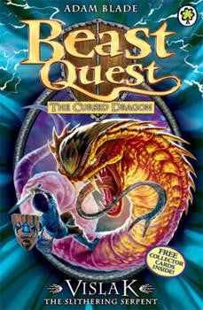 Beast Quest - "The Cursed Dragon: Vislak the Slithering Serpent"-rebooked, children's book, teenager's book, second hand book, english book, 小童書，青少年書，二手書，英文書