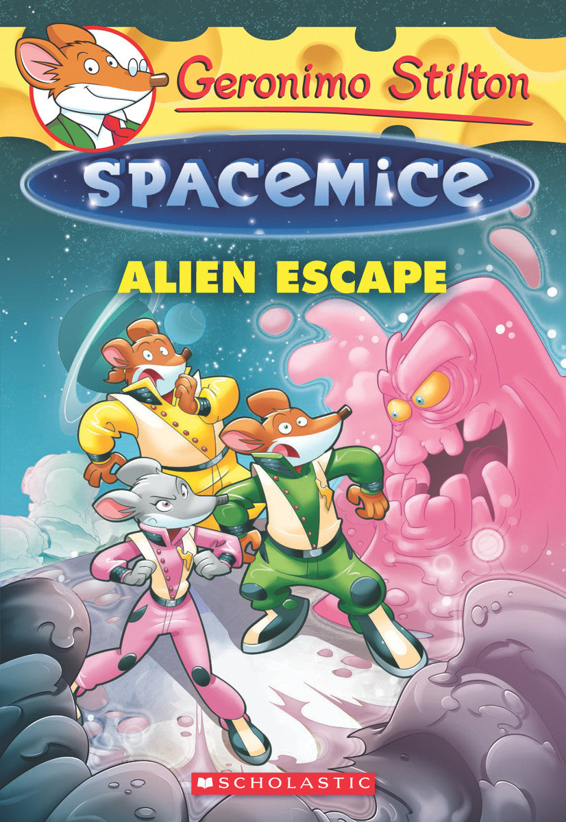 Geronimo Stilton: Spacemice - "Alien Escape"-rebooked, children's book, teenager's book, second hand book, english book, 小童書，青少年書，二手書，英文書