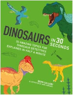 Dinosaurs in 30 Seconds-rebooked, children's book, teenager's book, second hand book, english book, 小童書，青少年書，二手書，英文書