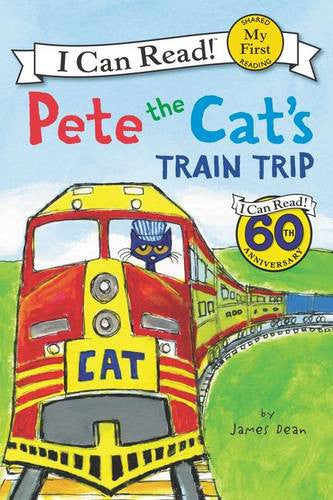 I Can Read!: Pete the Cat's Train Trip-rebooked, children's book, teenager's book, second hand book, english book, 小童書，青少年書，二手書，英文書