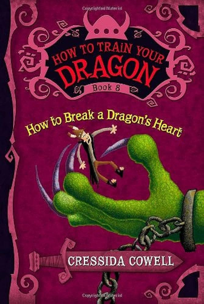 How to Train Your Dragon (Book 8) - "How to Break a Dragon's Heart"-rebooked, children's book, teenager's book, second hand book, english book, 小童書，青少年書，二手書，英文書