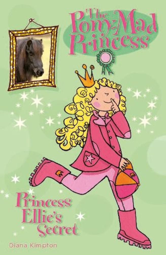 The Pony-Mad Princess - "Princess Ellie's Secret"-rebooked, children's book, teenager's book, second hand book, english book, 小童書，青少年書，二手書，英文書