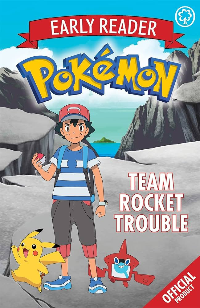 Early Reader: Pokemon - "Team Rocket Trouble"-rebooked, children's book, teenager's book, second hand book, english book, 小童書，青少年書，二手書，英文書