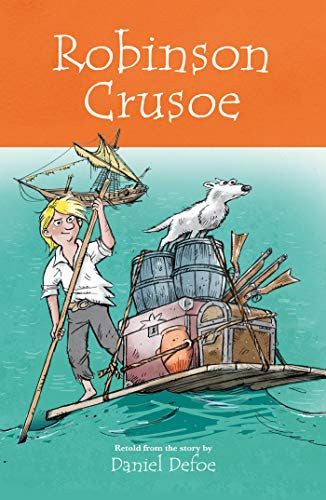 Robinson Crusoe-rebooked, children's book, teenager's book, second hand book, english book, 小童書，青少年書，二手書，英文書