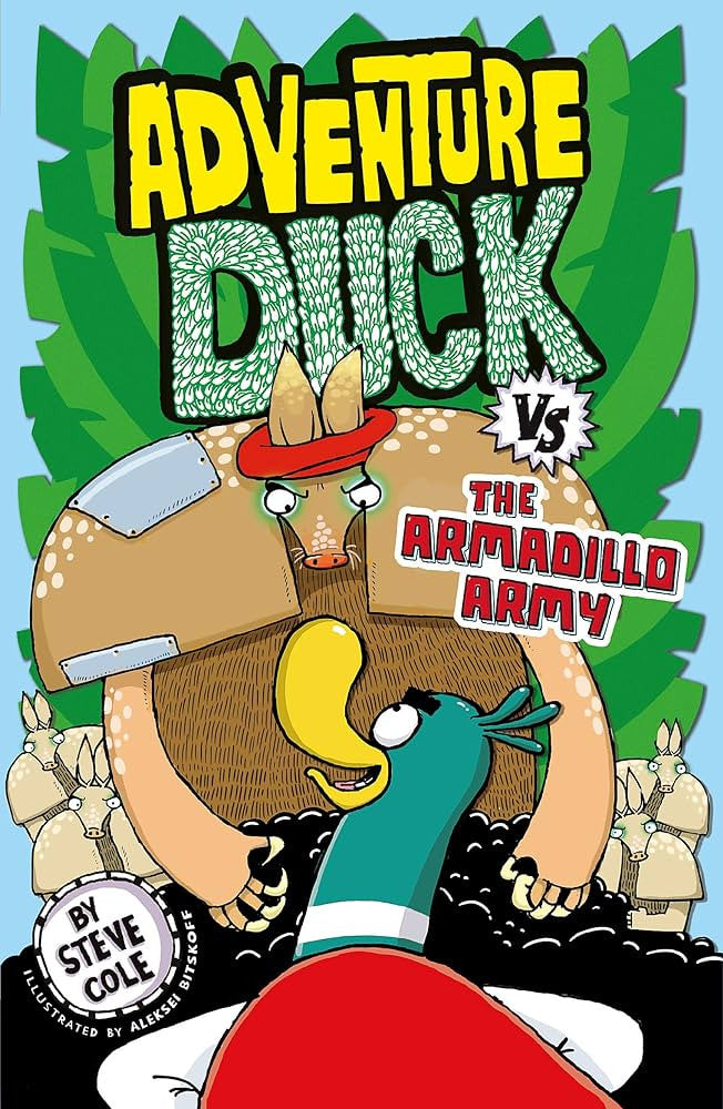 Adventure Duck Vs The Armadillo Army-rebooked, children's book, teenager's book, second hand book, english book, 小童書，青少年書，二手書，英文書