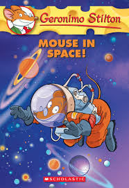 Geronimo Stilton - "Mouse In Space!"-rebooked, children's book, teenager's book, second hand book, english book, 小童書，青少年書，二手書，英文書