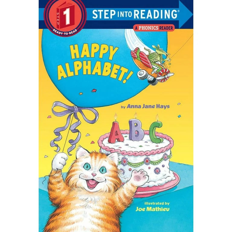 Step into Reading (Step 1) - "Happy Alphabet!"-rebooked, children's book, teenager's book, second hand book, english book, 小童書，青少年書，二手書，英文書