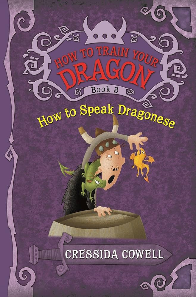 How to Train Your Dragon (Book 3) - "How to Speak Dragonese"-rebooked, children's book, teenager's book, second hand book, english book, 小童書，青少年書，二手書，英文書