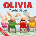 Olivia Meets Olivia-rebooked, children's book, teenager's book, second hand book, english book, 小童書，青少年書，二手書，英文書