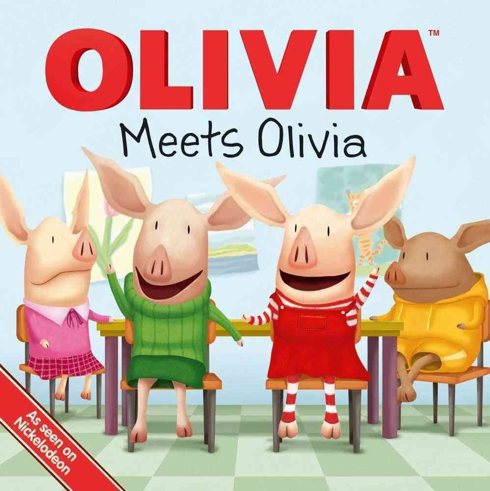 Olivia Meets Olivia-rebooked, children's book, teenager's book, second hand book, english book, 小童書，青少年書，二手書，英文書