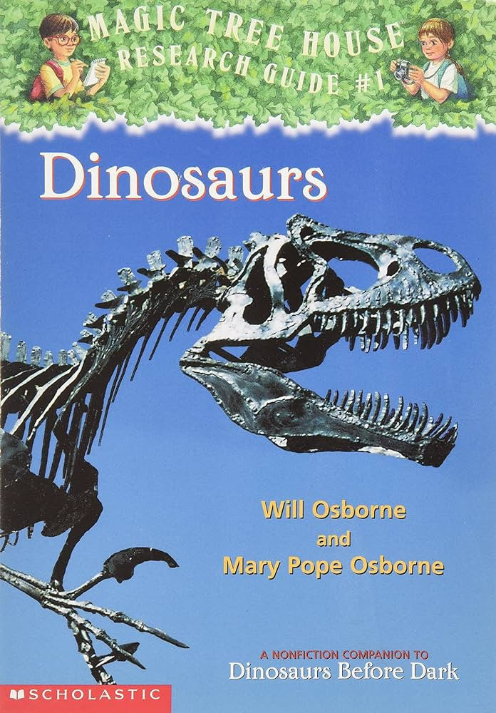 Magic Tree House: Research Guide - "Dinosaurs"-rebooked, children's book, teenager's book, second hand book, english book, 小童書，青少年書，二手書，英文書