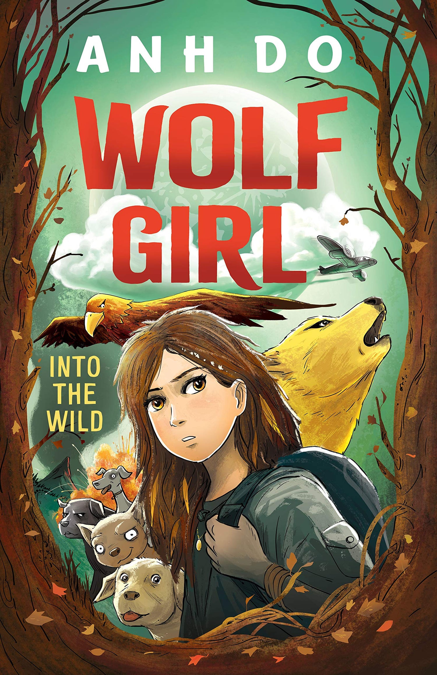 Wolf Girl - "Into The Wild"-rebooked, children's book, teenager's book, second hand book, english book, 小童書，青少年書，二手書，英文書