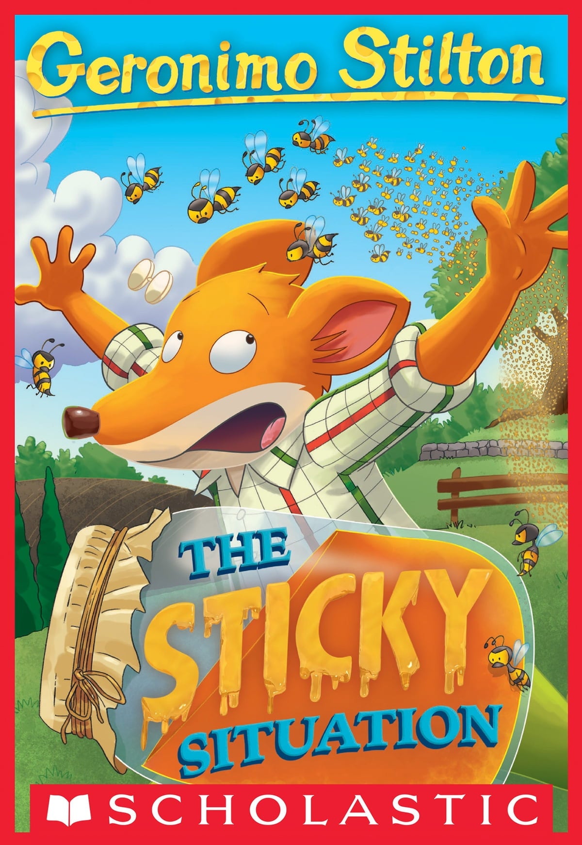 Geronimo Stilton - "The Sticky Situation"-rebooked, children's book, teenager's book, second hand book, english book, 小童書，青少年書，二手書，英文書