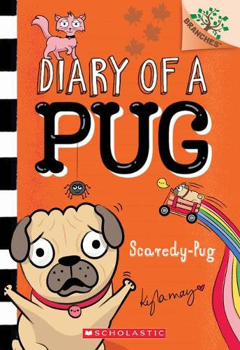 Diary of a Pug - "Scaredy-Pug"-rebooked, children's book, teenager's book, second hand book, english book, 小童書，青少年書，二手書，英文書