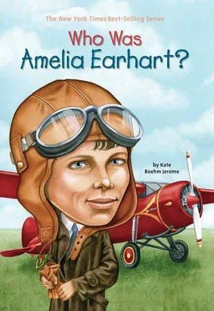Who Was Amelia Earhart?-rebooked, children's book, teenager's book, second hand book, english book, 小童書，青少年書，二手書，英文書