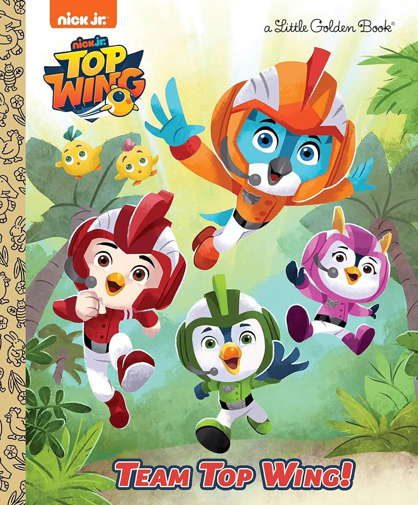 Nick Jr. Top Wing - "Team Top Wing!"-rebooked, children's book, teenager's book, second hand book, english book, 小童書，青少年書，二手書，英文書