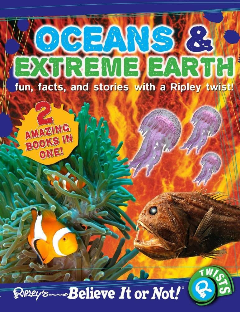 Oceans & Extreme Earth-rebooked, children's book, teenager's book, second hand book, english book, 小童書，青少年書，二手書，英文書