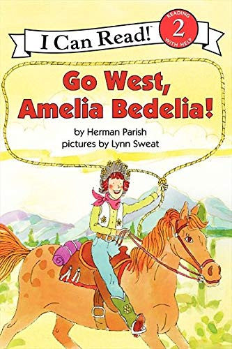 I Can Read! (Reading with Help 2) - "Go West, Amelia Bedelia!"-rebooked, children's book, teenager's book, second hand book, english book, 小童書，青少年書，二手書，英文書