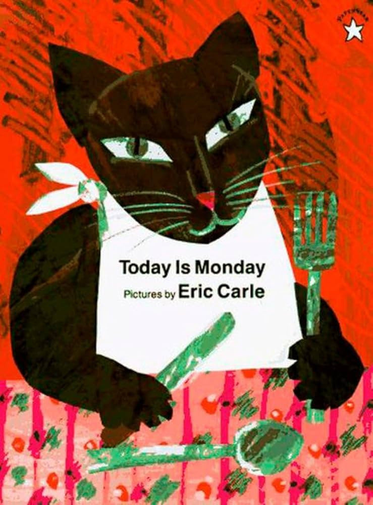 Today is Monday-rebooked, children's book, teenager's book, second hand book, english book, 小童書，青少年書，二手書，英文書