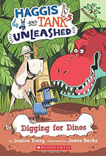 Haggis and Tank Unleashed - "Digging for Dinos"-rebooked, children's book, teenager's book, second hand book, english book, 小童書，青少年書，二手書，英文書