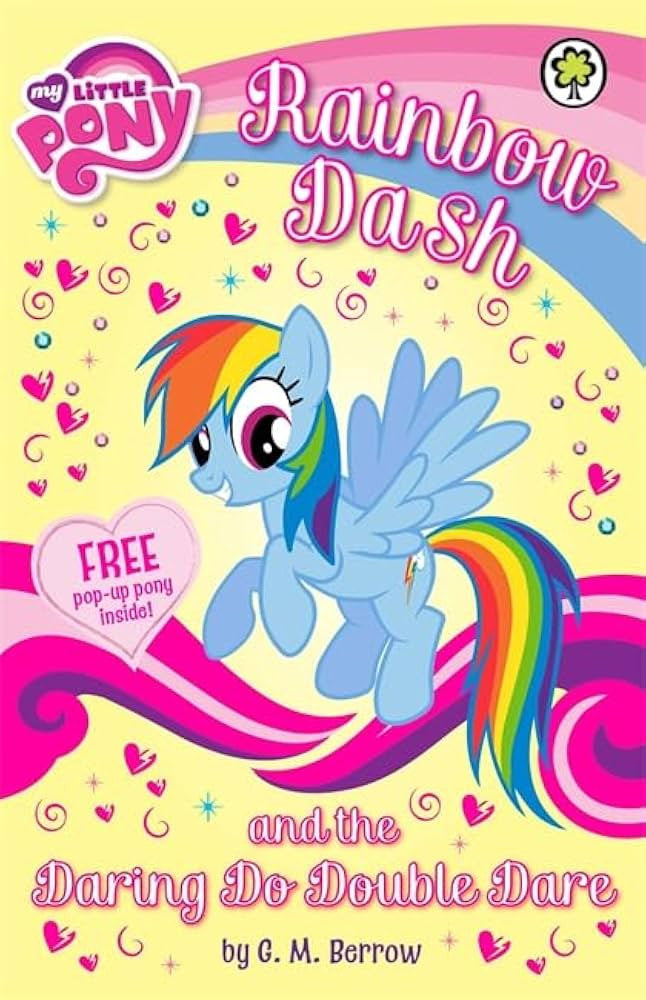 My Little Pony - "Rainbow Dash and the Daring Do Double Dare"-rebooked, children's book, teenager's book, second hand book, english book, 小童書，青少年書，二手書，英文書
