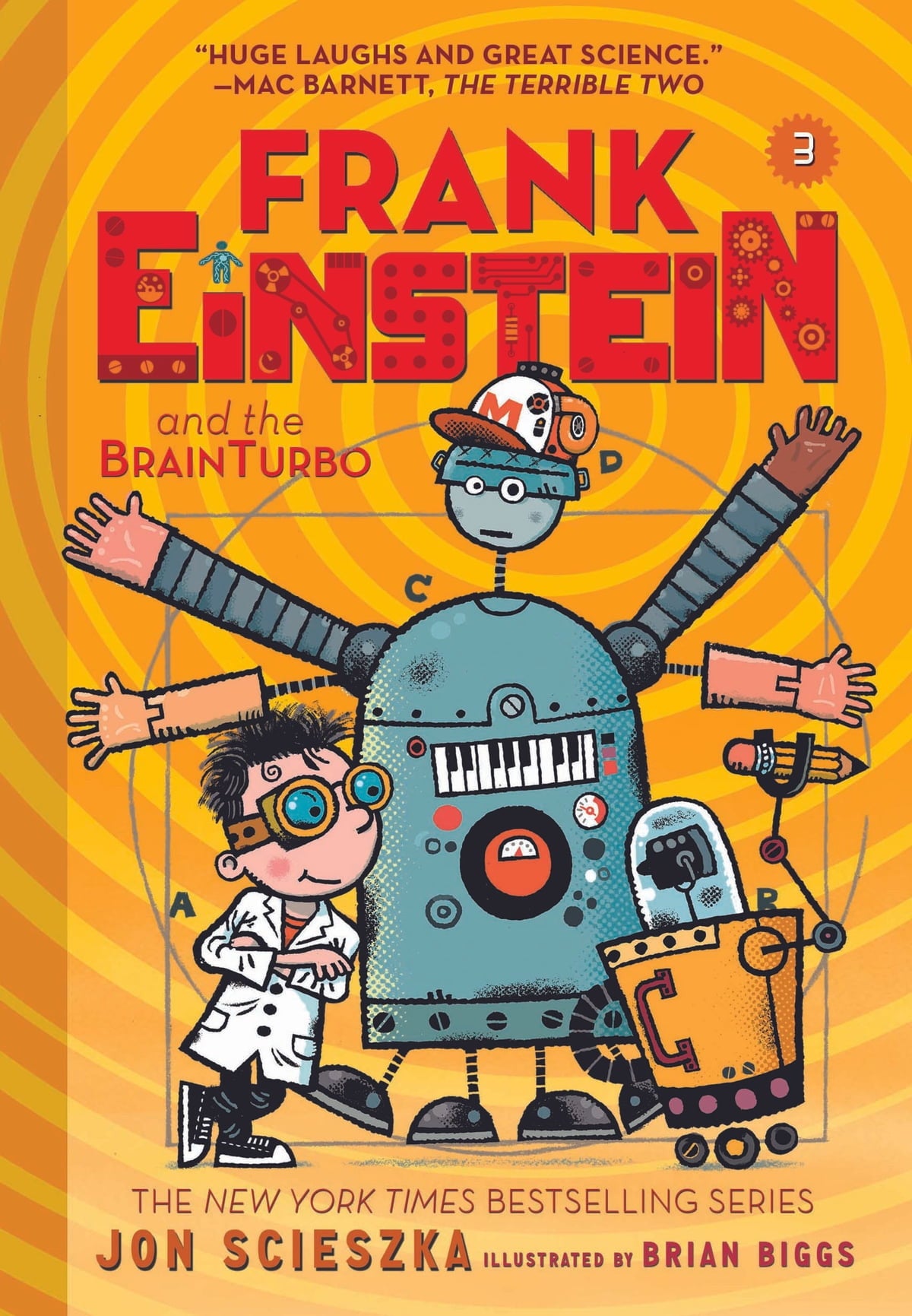 Frank Einstein And The Brain Turbo-rebooked, children's book, teenager's book, second hand book, english book, 小童書，青少年書，二手書，英文書