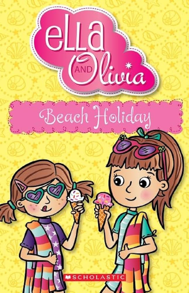 Ella and Olivia - "Beach Holiday"-rebooked, children's book, teenager's book, second hand book, english book, 小童書，青少年書，二手書，英文書