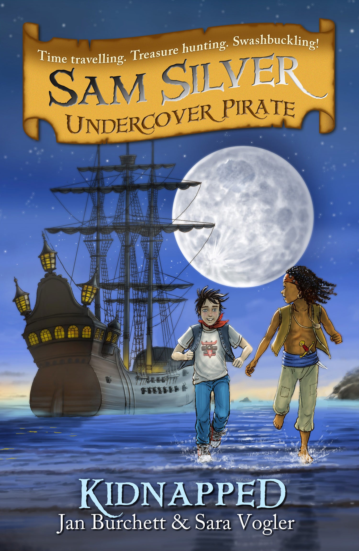 Sam Silver: Undercover Pirate - "Kidnapped"-rebooked, children's book, teenager's book, second hand book, english book, 小童書，青少年書，二手書，英文書
