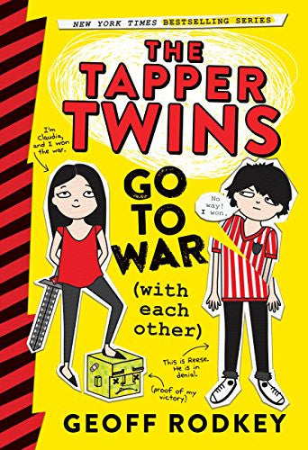 The Tapper Twins - "Go to War (with each other)"-rebooked, children's book, teenager's book, second hand book, english book, 小童書，青少年書，二手書，英文書