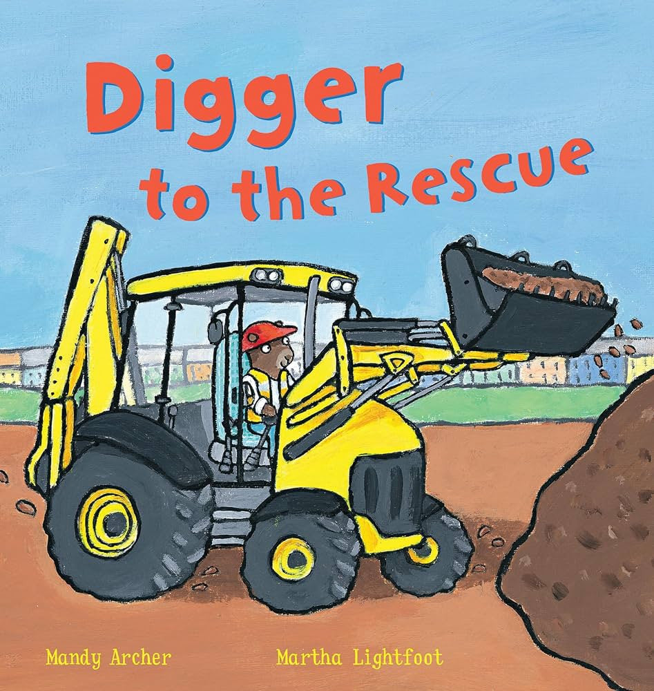 Digger to the Rescue-rebooked, children's book, teenager's book, second hand book, english book, 小童書，青少年書，二手書，英文書