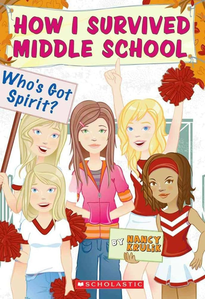How I Survived Middle School - "Who's Got Spirit?"-rebooked, children's book, teenager's book, second hand book, english book, 小童書，青少年書，二手書，英文書