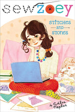 Sew Zoey - "Stitches and Stones"-rebooked, children's book, teenager's book, second hand book, english book, 小童書，青少年書，二手書，英文書