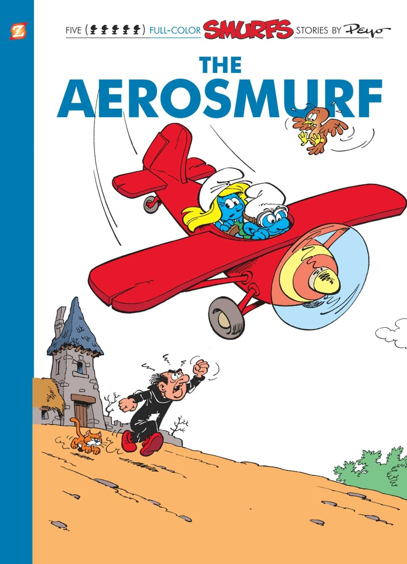 Smurfs - "The Aerosmurf"-rebooked, children's book, teenager's book, second hand book, english book, 小童書，青少年書，二手書，英文書