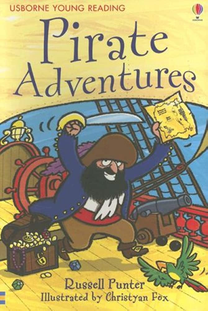 Usborne Young Reading - "Pirate Adventures"-rebooked, children's book, teenager's book, second hand book, english book, 小童書，青少年書，二手書，英文書