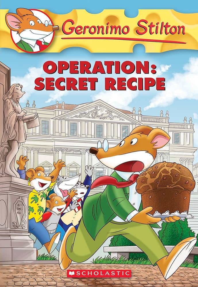 Geronimo Stilton - "Operation: Secret Recipe"-rebooked, children's book, teenager's book, second hand book, english book, 小童書，青少年書，二手書，英文書
