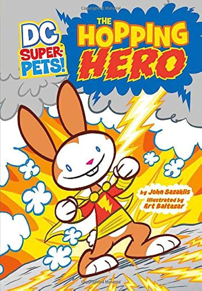 Dc Super Pets! - "The Hopping Hero"-rebooked, children's book, teenager's book, second hand book, english book, 小童書，青少年書，二手書，英文書