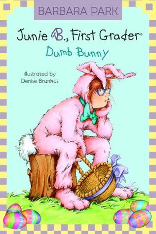 Junie B., First Grader "Dumb Bunny"-rebooked, children's book, teenager's book, second hand book, english book, 小童書，青少年書，二手書，英文書