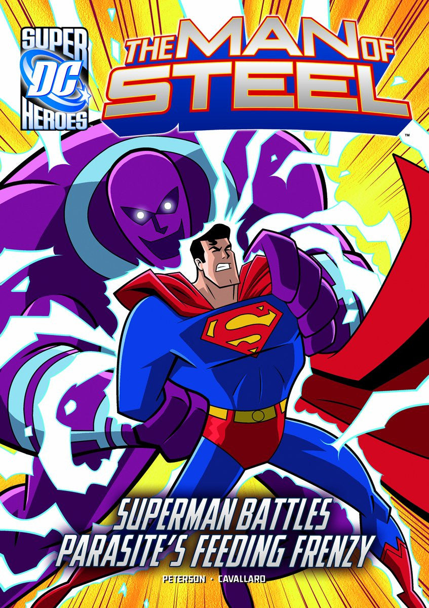 The Man of Steel - Superman battles parasite's Feeding Frenzy-rebooked, children's book, teenager's book, second hand book, english book, 小童書，青少年書，二手書，英文書