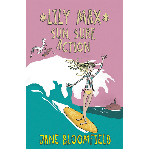 Lily Max - "Sun, Surf, Action"-rebooked, children's book, teenager's book, second hand book, english book, 小童書，青少年書，二手書，英文書