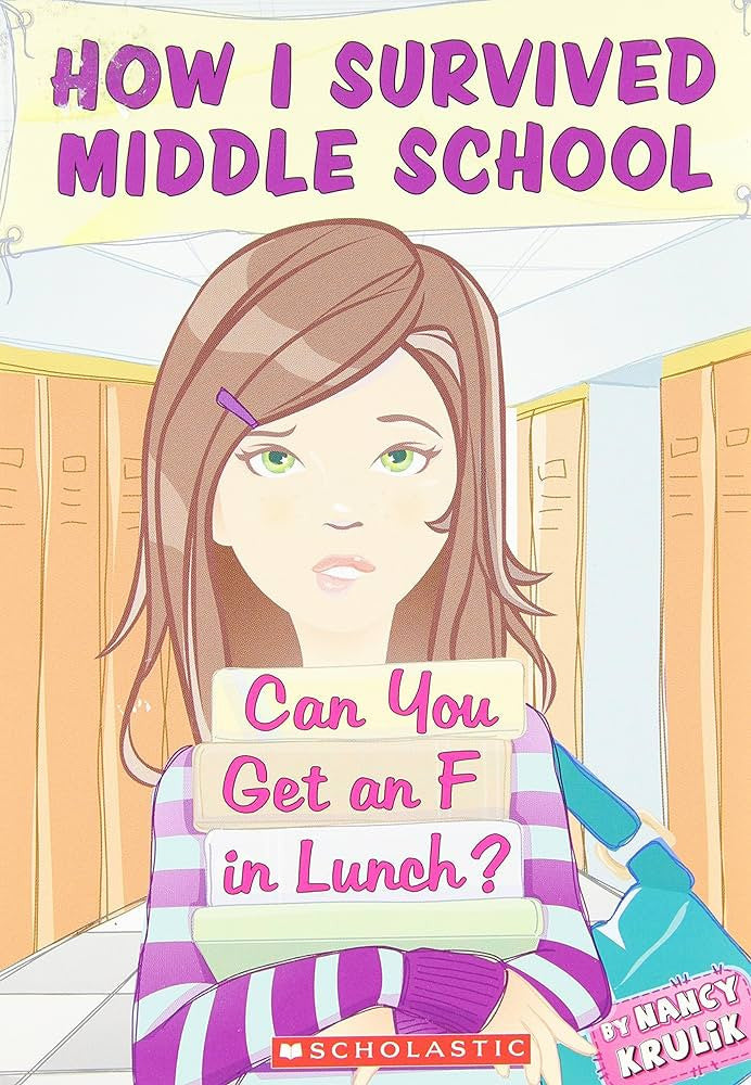 How I Survived Middle School - "Can You Get an F In Lunch"-rebooked, children's book, teenager's book, second hand book, english book, 小童書，青少年書，二手書，英文書