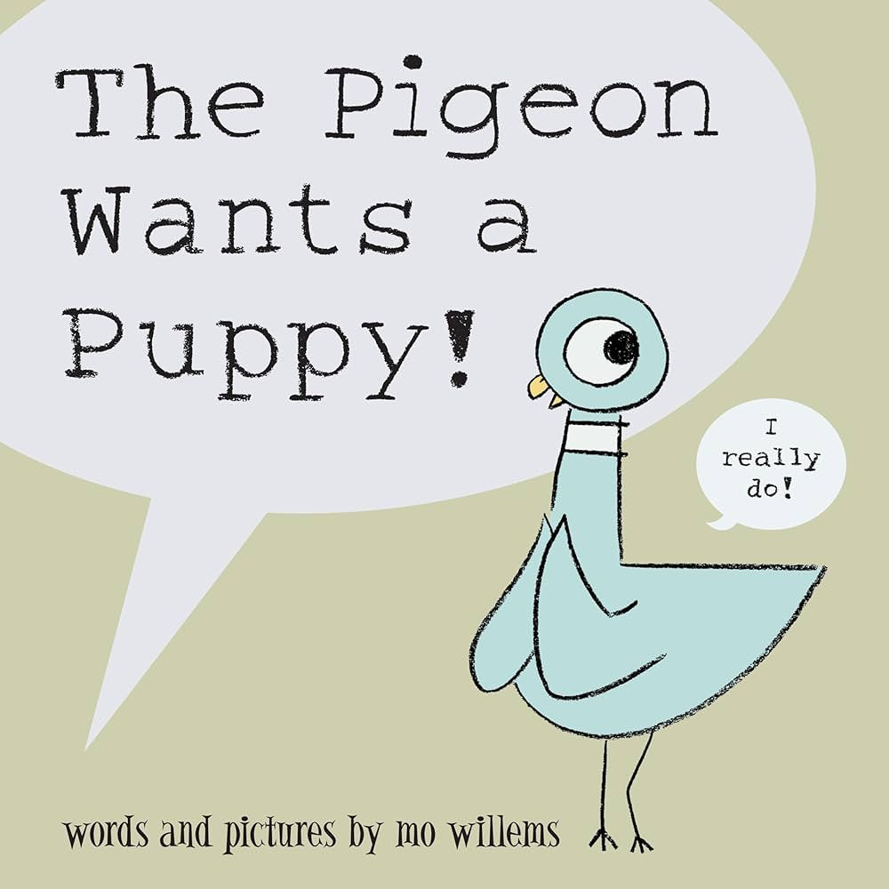 The Pigeon Wants a Puppy!-rebooked, children's book, teenager's book, second hand book, english book, 小童書，青少年書，二手書，英文書