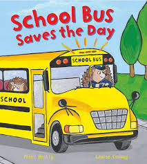 School Bus Saves the Day-rebooked, children's book, teenager's book, second hand book, english book, 小童書，青少年書，二手書，英文書
