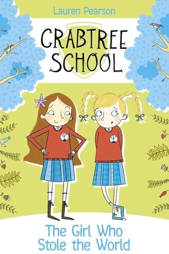 Crabtree School - "The Girl Who Stole the World"-rebooked, children's book, teenager's book, second hand book, english book, 小童書，青少年書，二手書，英文書