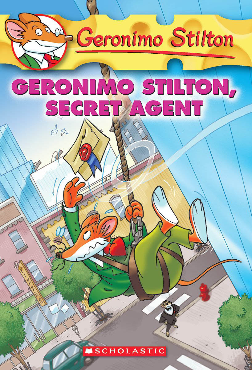 Geronimo Stilton - "Geronimo Stilton, Secret Agent"-rebooked, children's book, teenager's book, second hand book, english book, 小童書，青少年書，二手書，英文書