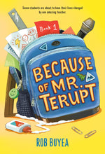 Because Of Mr. Terupt-rebooked, children's book, teenager's book, second hand book, english book, 小童書，青少年書，二手書，英文書