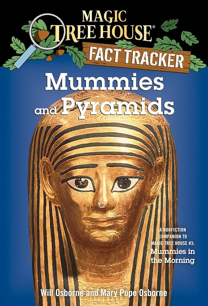 Magic Tree House: Research Guide - "Mummies and Pyramids"-rebooked, children's book, teenager's book, second hand book, english book, 小童書，青少年書，二手書，英文書