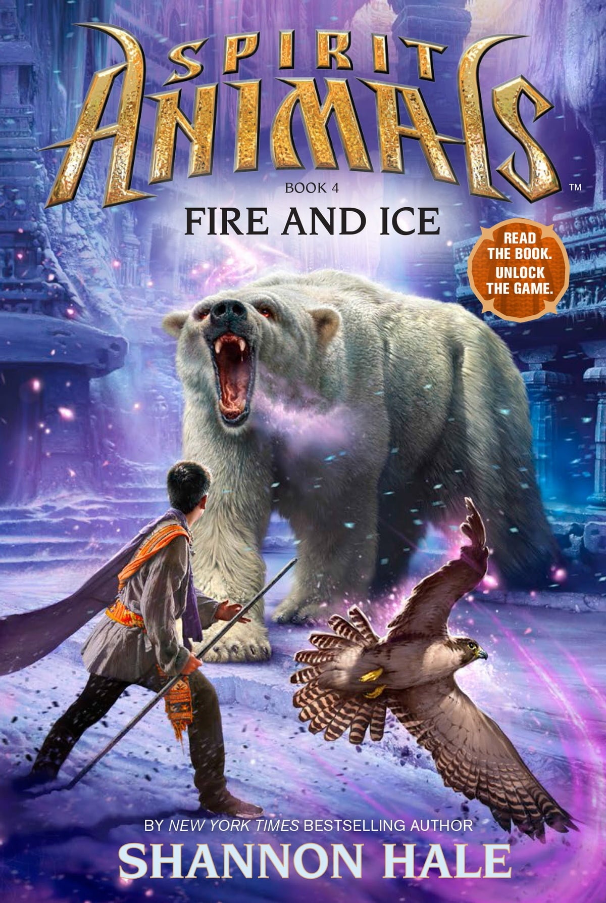 Spirit Animals (Book 4) - "Fire and Ice"-rebooked, children's book, teenager's book, second hand book, english book, 小童書，青少年書，二手書，英文書