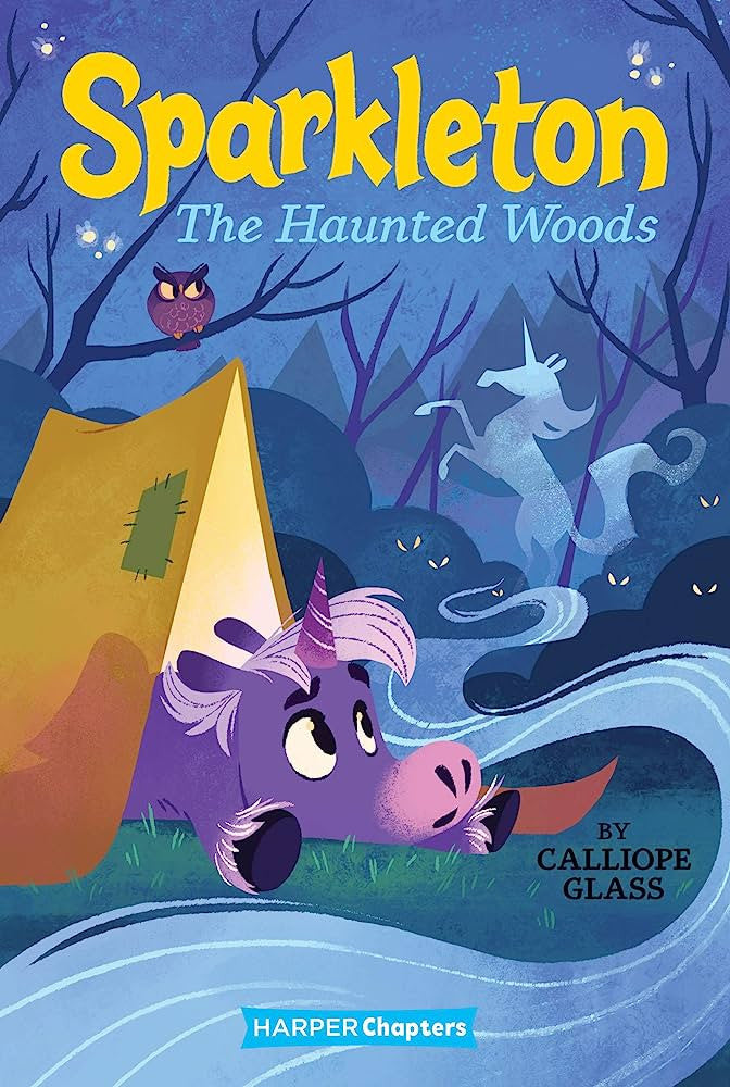 Sparkleton - "The Haunted Woods"-rebooked, children's book, teenager's book, second hand book, english book, 小童書，青少年書，二手書，英文書