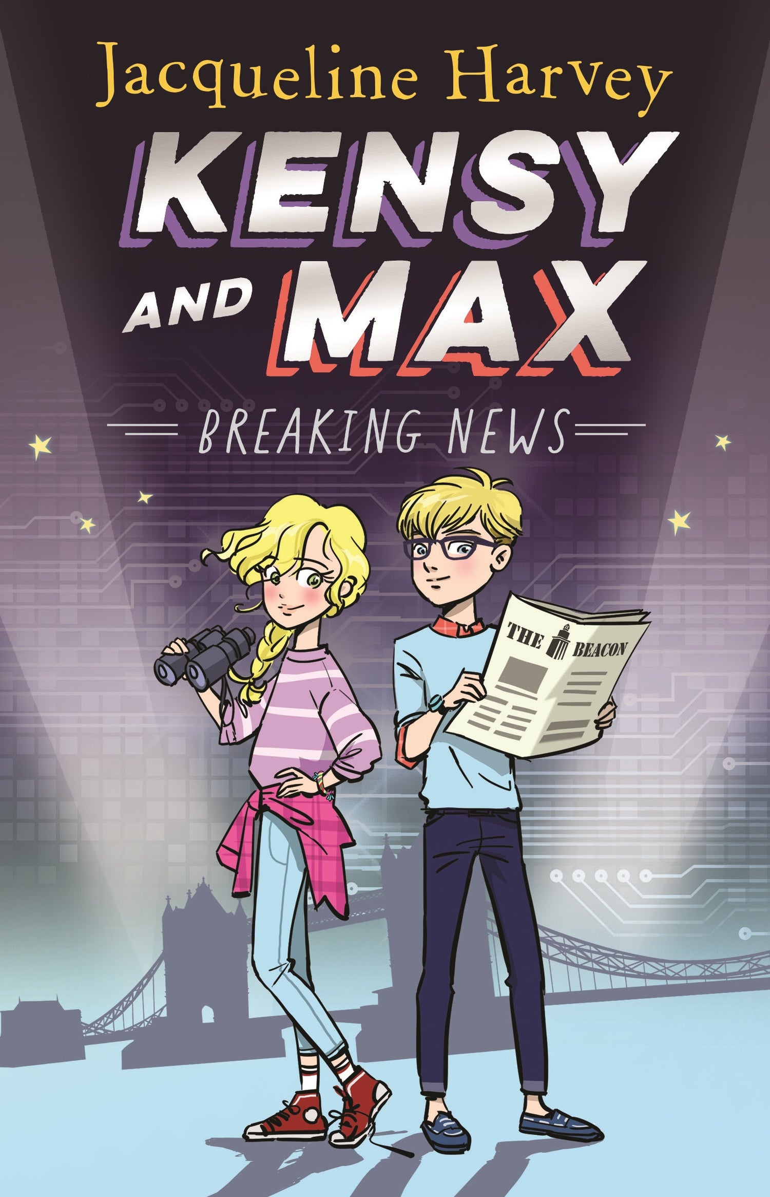 Kensy and Max - "Breaking News"-rebooked, children's book, teenager's book, second hand book, english book, 小童書，青少年書，二手書，英文書
