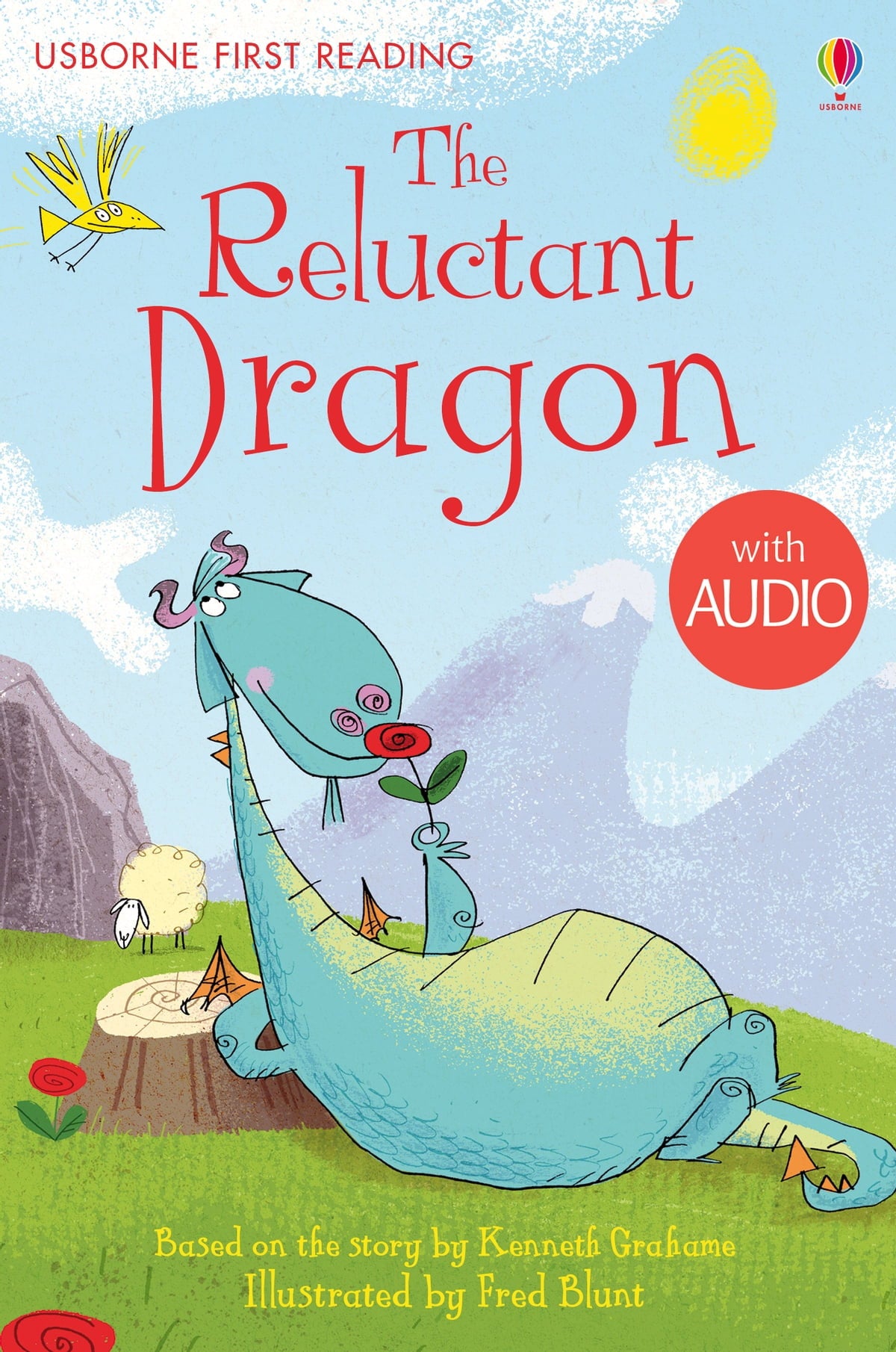 Usborne First Reading - "The Reluctant Dragon"-rebooked, children's book, teenager's book, second hand book, english book, 小童書，青少年書，二手書，英文書
